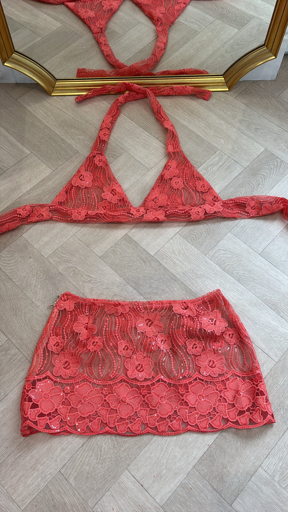 Freya lace set